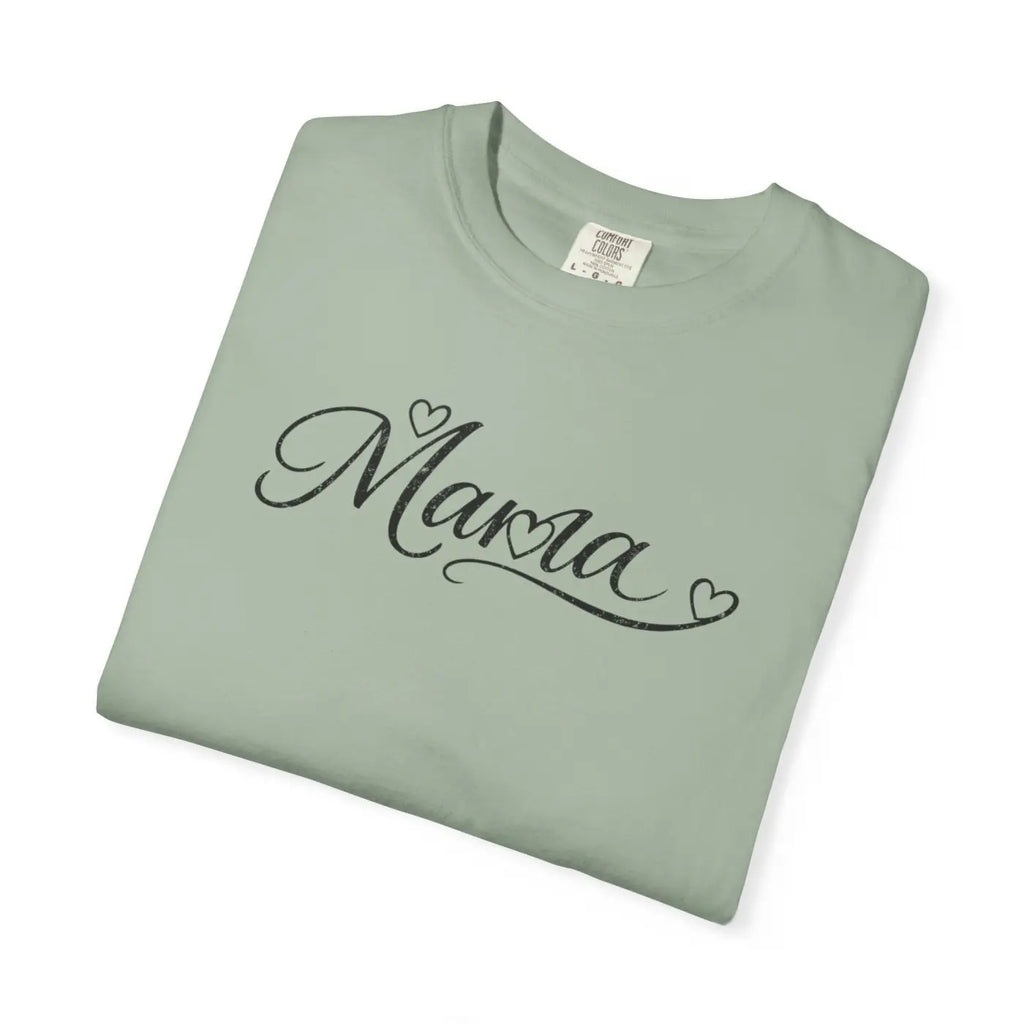 Mama Script Tee - Vintage Comfort Day Lifestyle - DipaliZ