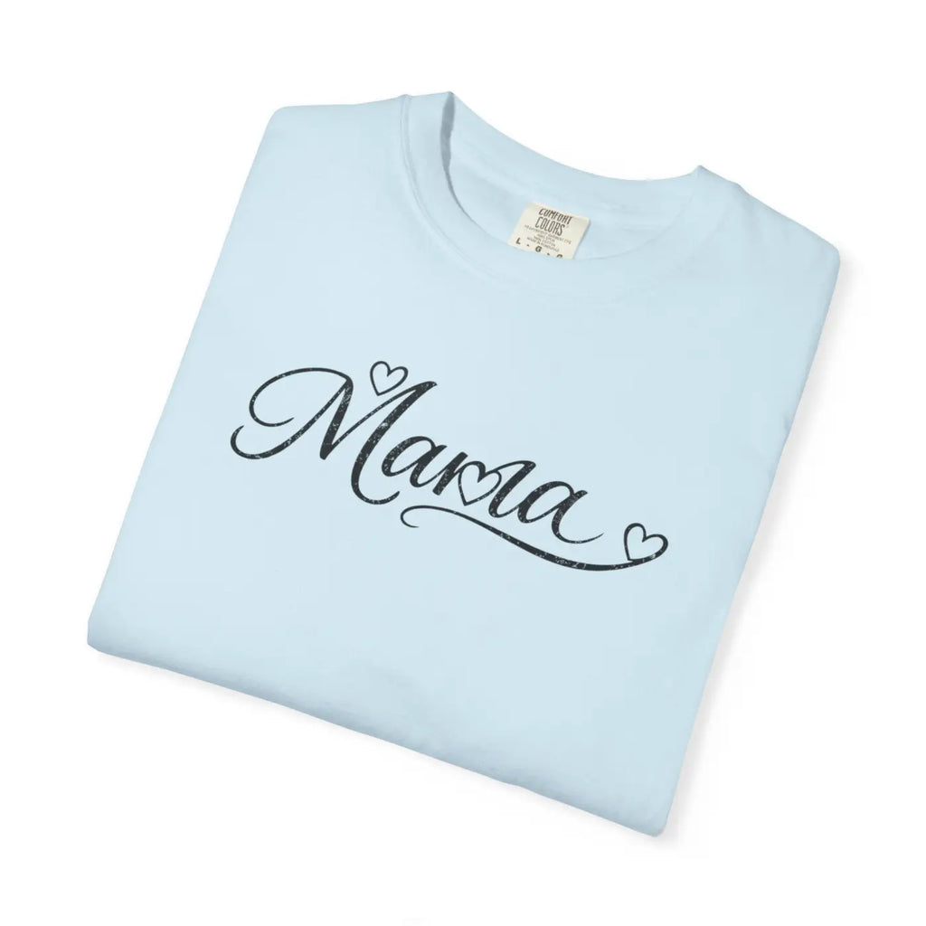 Mama Script Tee - Vintage Comfort Day Lifestyle - DipaliZ