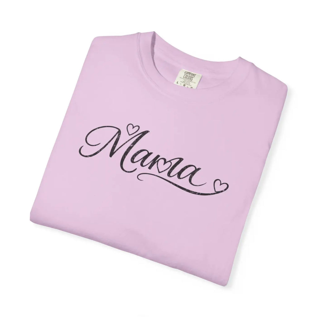Mama Script Tee - Vintage Comfort Day Lifestyle - DipaliZ
