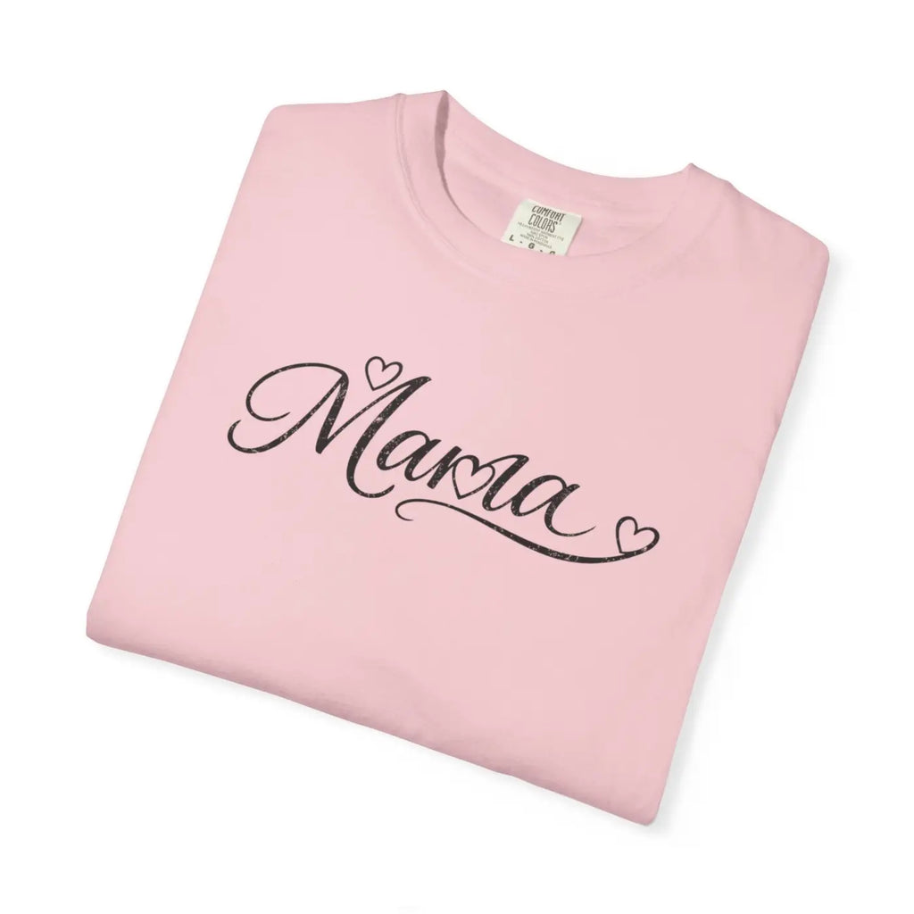 Mama Script Tee - Vintage Comfort Day Lifestyle - DipaliZ