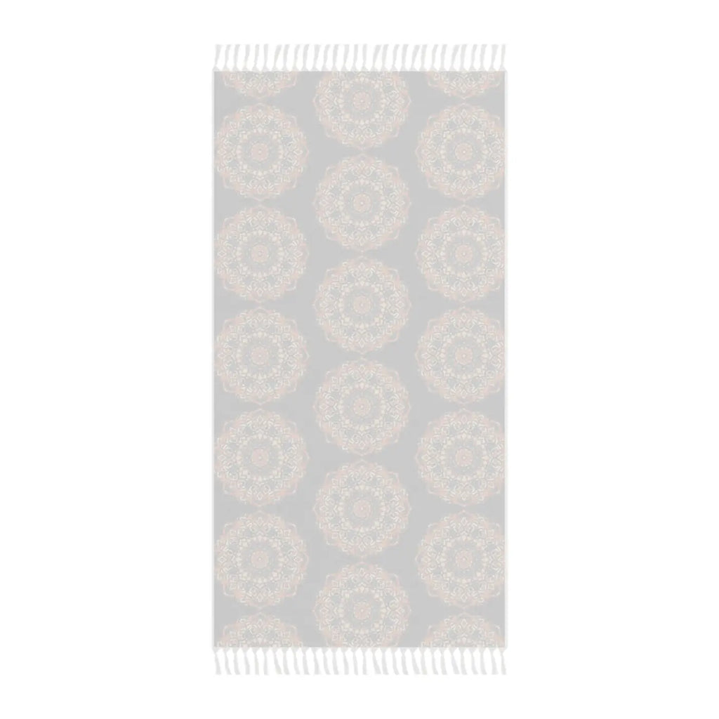 Boho Beach Blanket - Mandal Abstract Geometric Pattern - DipaliZ