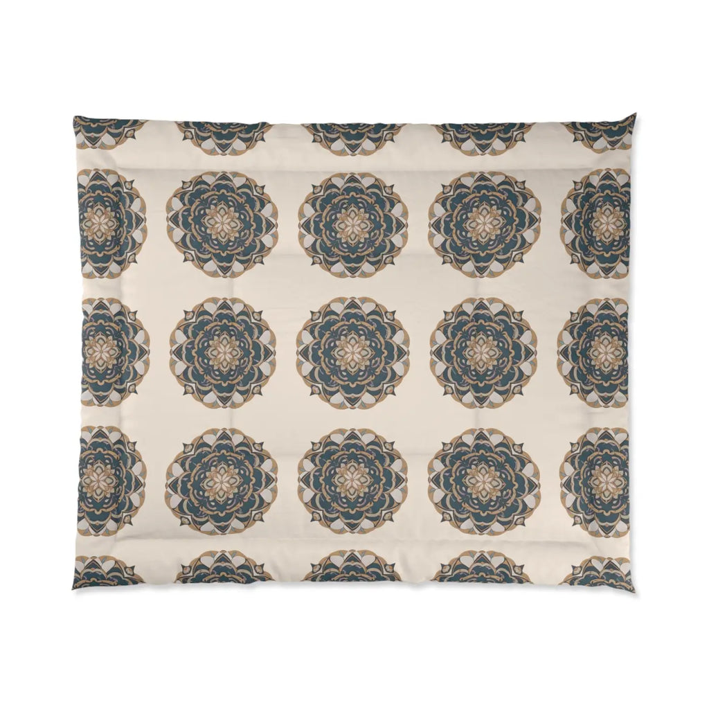 Polyester Comforter - Bold Mandal Pattern Bedding - DipaliZ