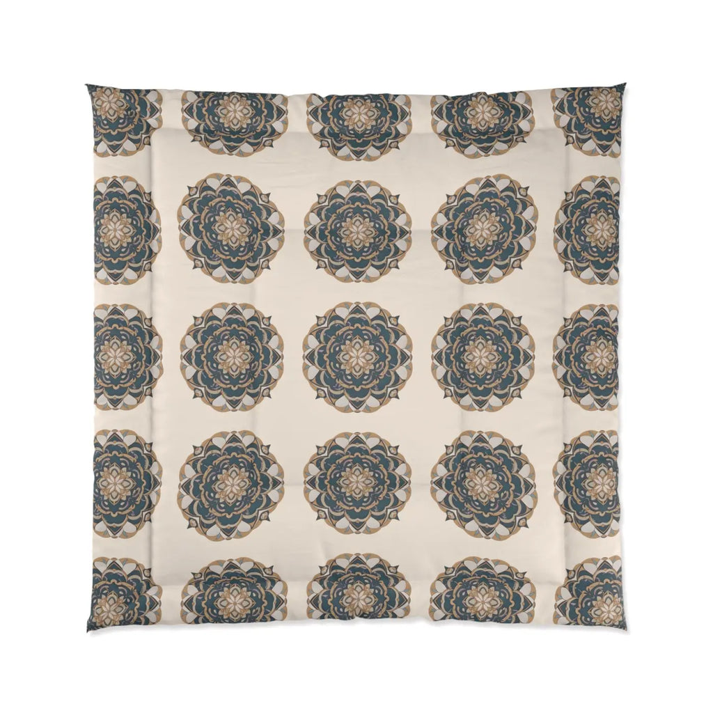 Polyester Comforter - Bold Mandal Pattern Bedding - DipaliZ