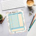 Vibrant Mandala Pattern Notepad - Daily Planning - DipaliZ