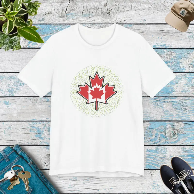 Maple Leaf Magic Unisex Jersey Tee - Canada Day - DipaliZ