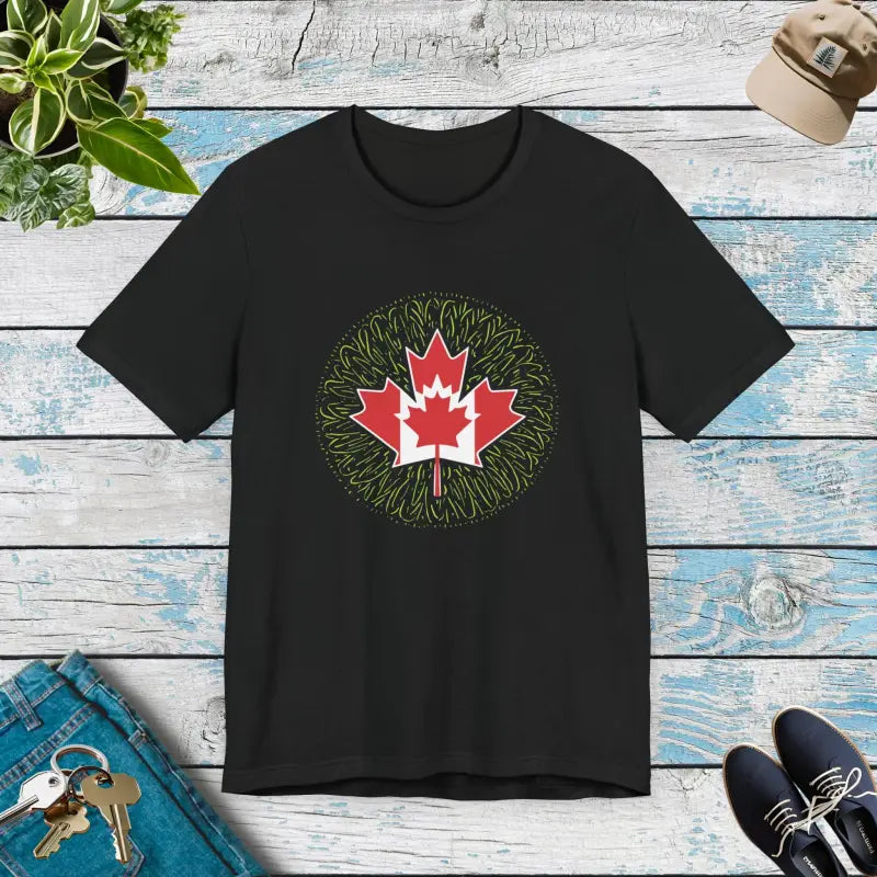 Maple Leaf Magic Unisex Jersey Tee - Canada Day - DipaliZ