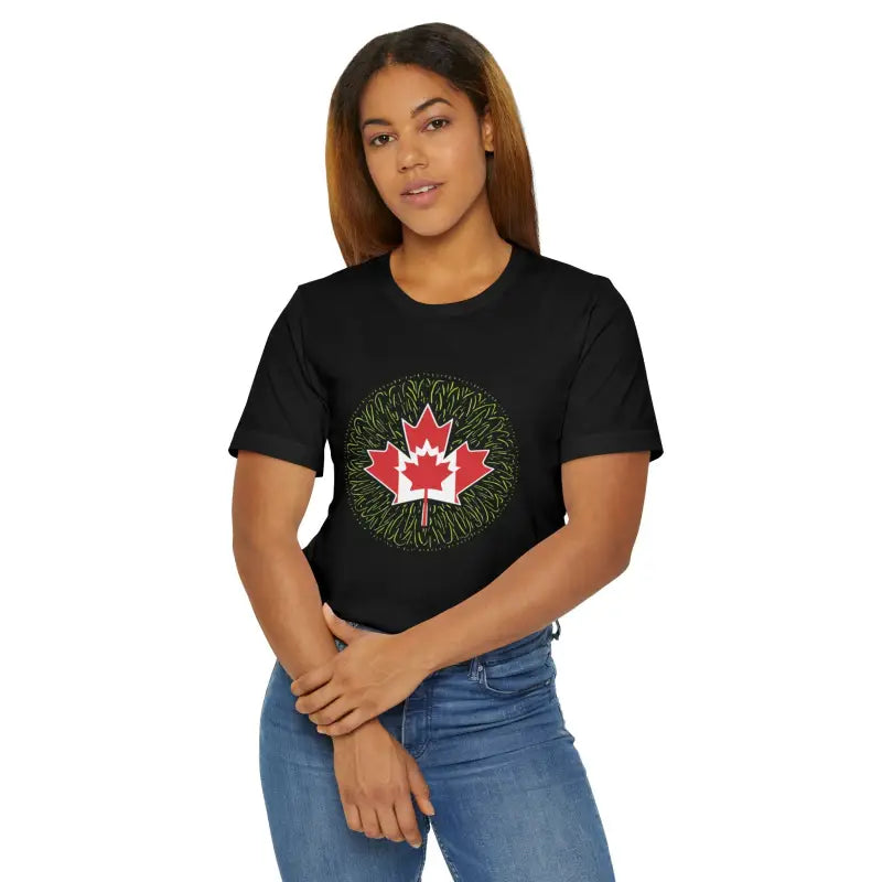 Maple Leaf Magic Unisex Jersey Tee - Canada Day - DipaliZ