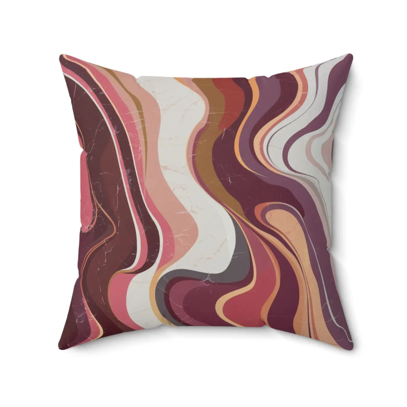 Marble Marvels Throw Pillows - Sustainable Room Accents - DipaliZ