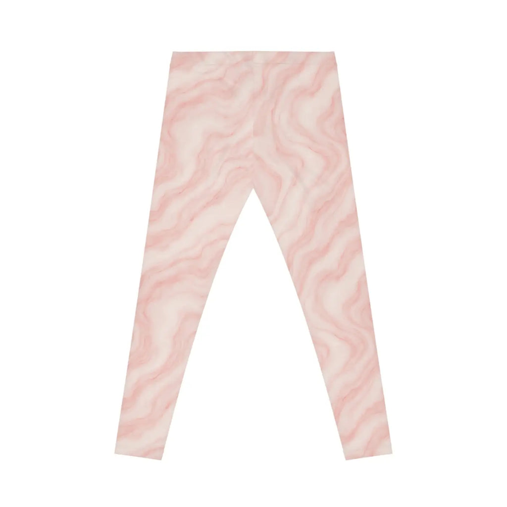 Marble Print Leggings - Vibrant Fashionable Workout - DipaliZ
