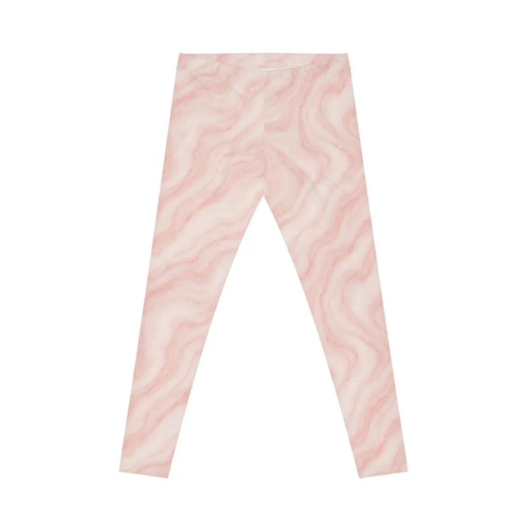 Marble Print Leggings - Vibrant Fashionable Workout - DipaliZ