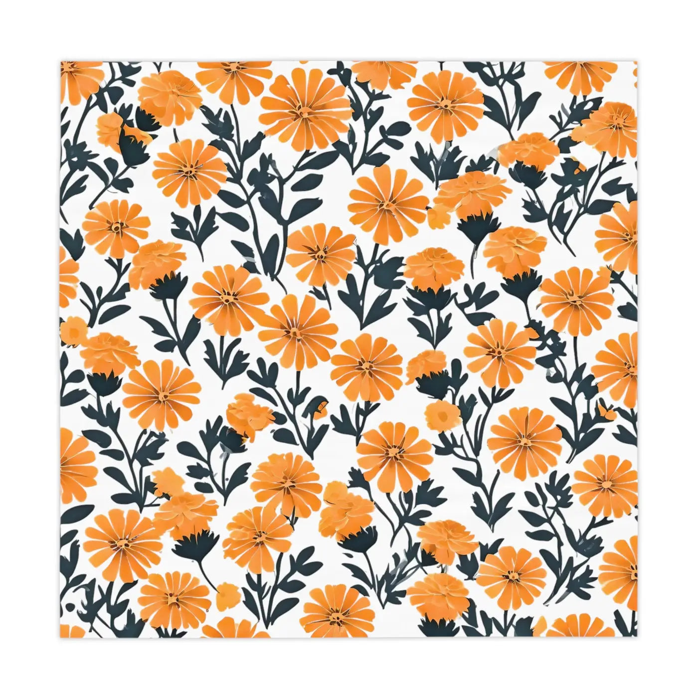 Marigold Tablecloth - Vibrant Polyester Fabric Dining - DipaliZ