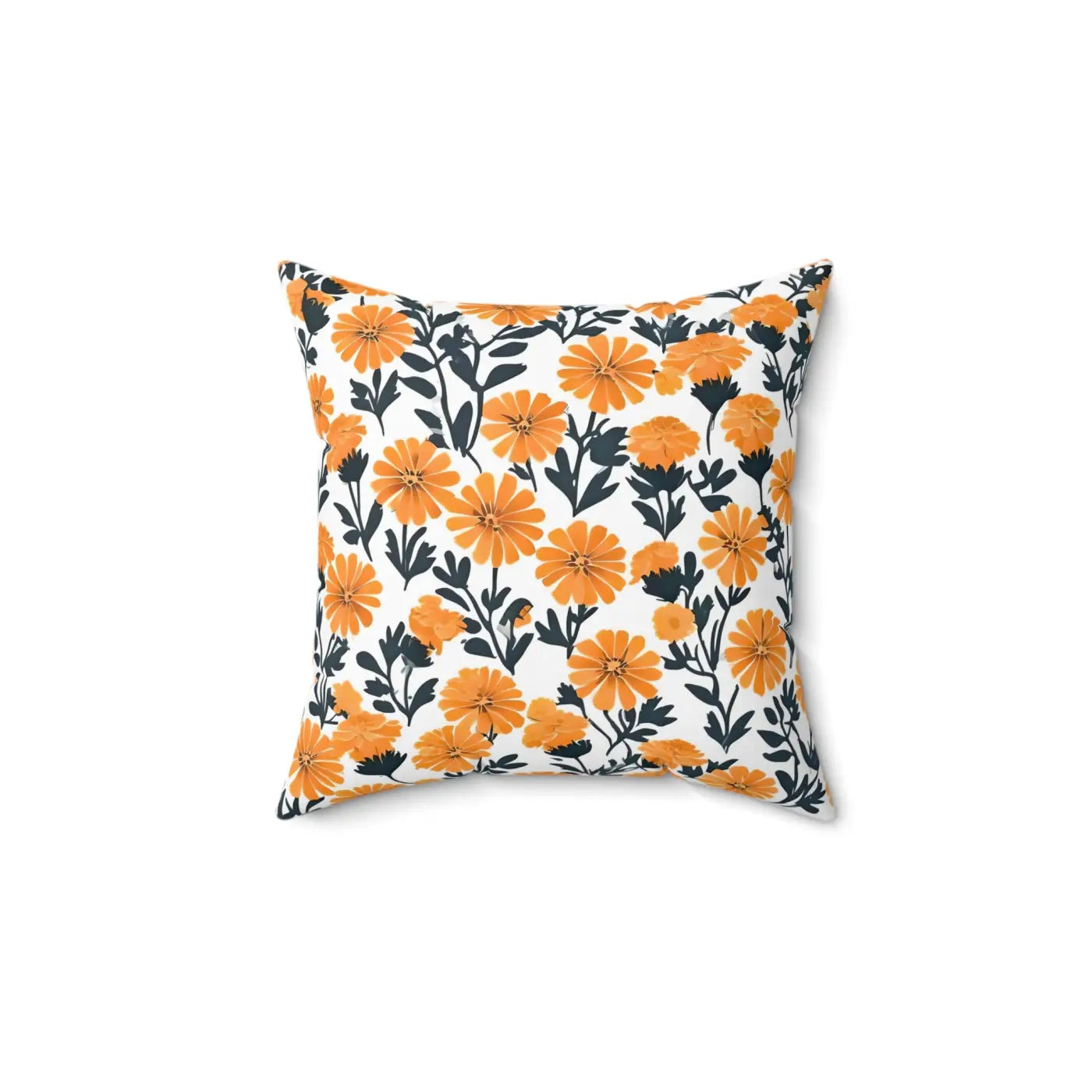 Marigold Throw Pillows - Double-Sided Print Spun Polyester - DipaliZ