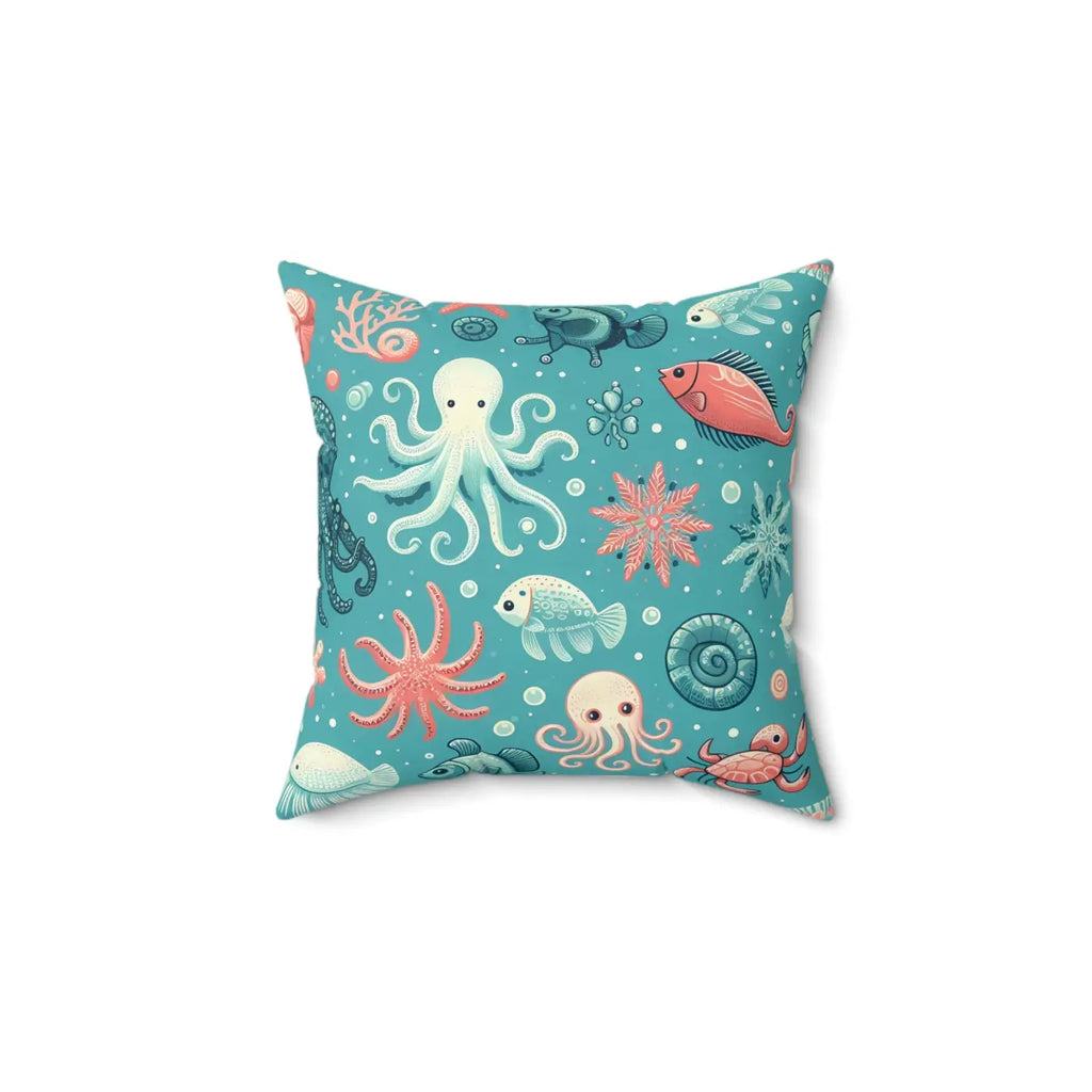 Marine Animals Polyester Pillows - Durable Spun Polyester - DipaliZ