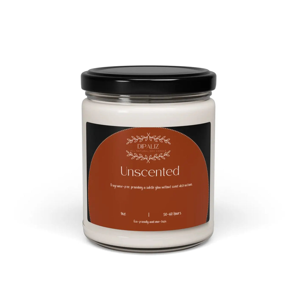 Immersive Maroon Scented Soy Candle - Natural Soy Wax - DipaliZ