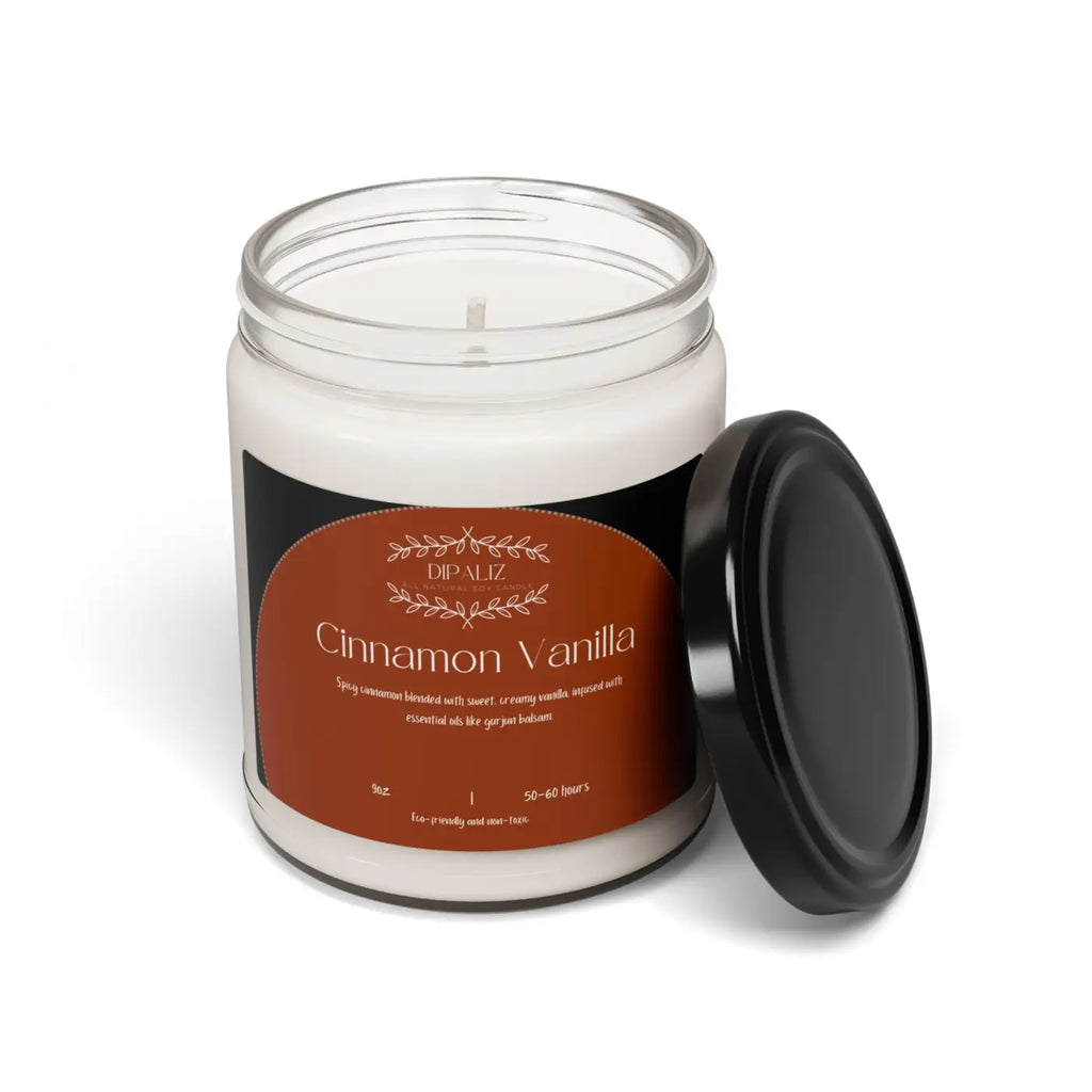 Immersive Maroon Scented Soy Candle - Natural Soy Wax - DipaliZ
