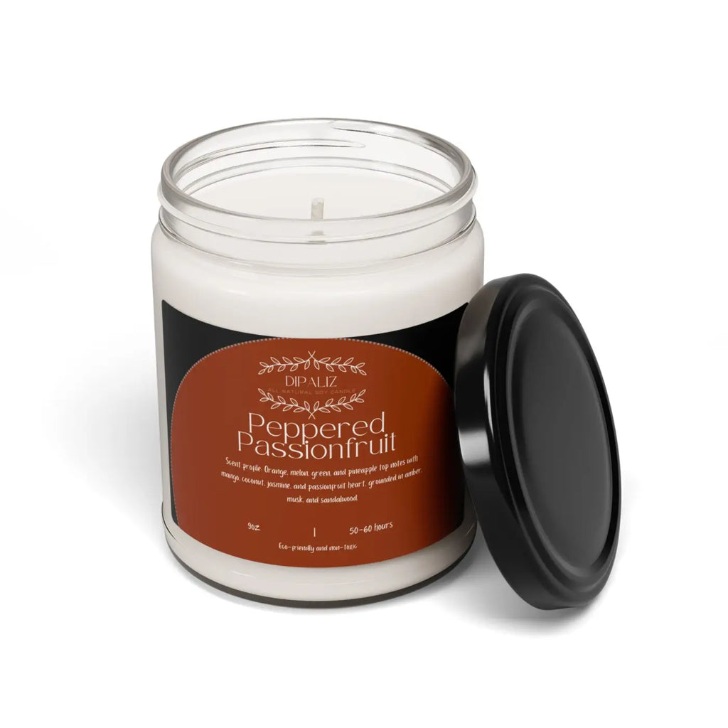 Immersive Maroon Scented Soy Candle - Natural Soy Wax - DipaliZ