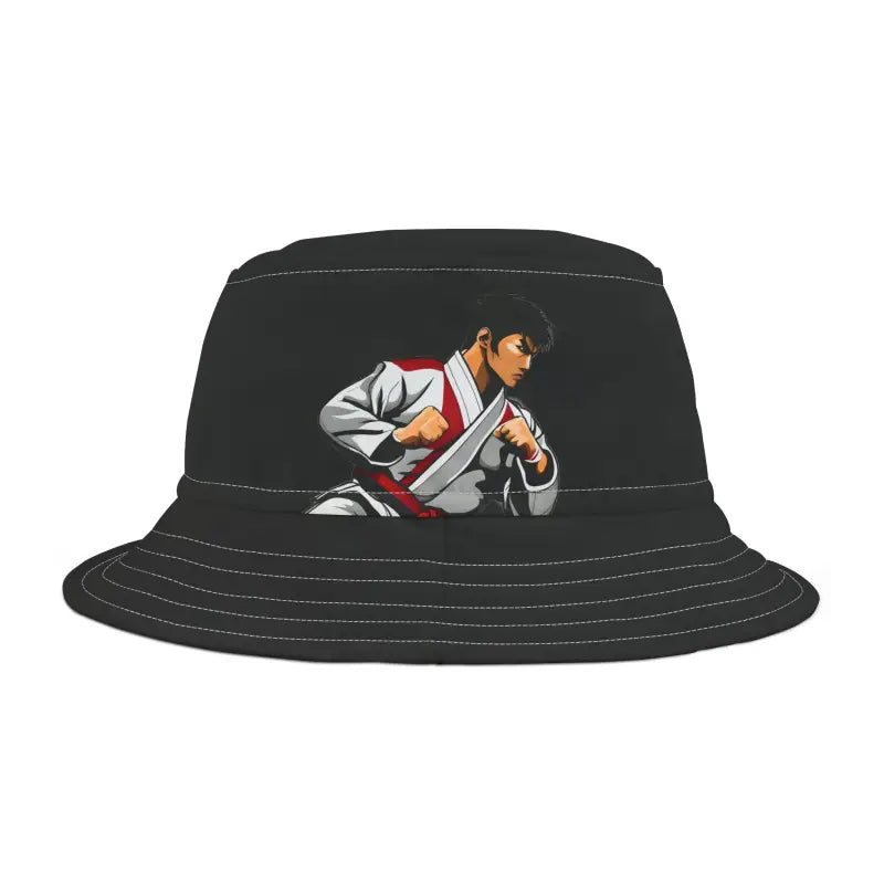 Martial Arts Bucket Hat - Polyester Street Style - DipaliZ