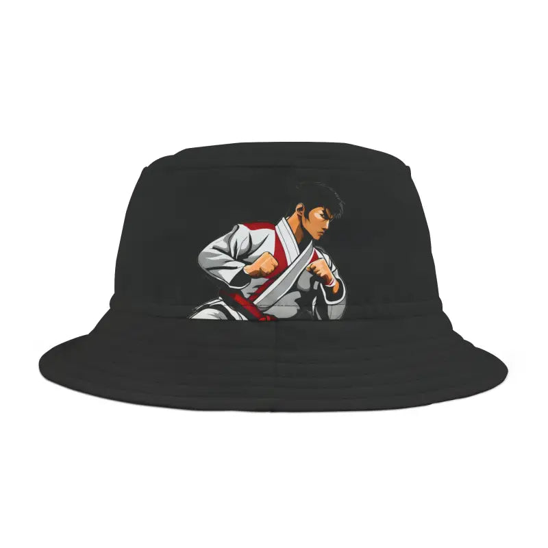 Martial Arts Bucket Hat - Polyester Street Style - DipaliZ