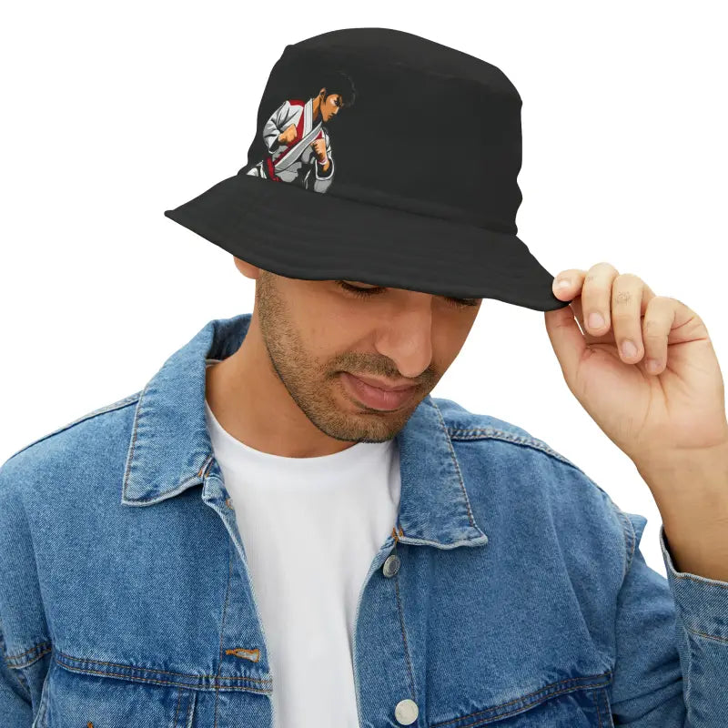 Martial Arts Bucket Hat - Polyester Street Style - DipaliZ