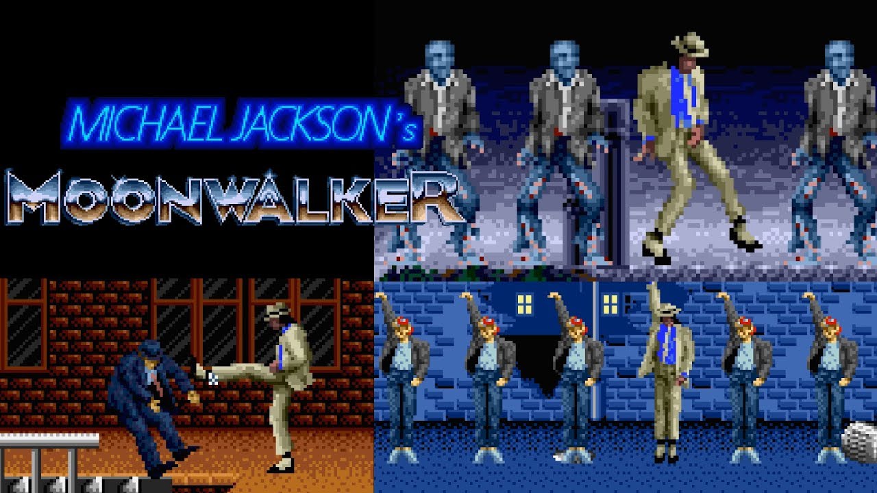 Michael Jackson's Moonwalker Sega Genesis Mega Drive Video Game