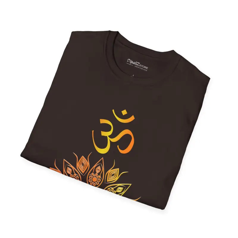 Aum Mandala Tee - Unisex Softstyle Cotton T-Shirt - DipaliZ