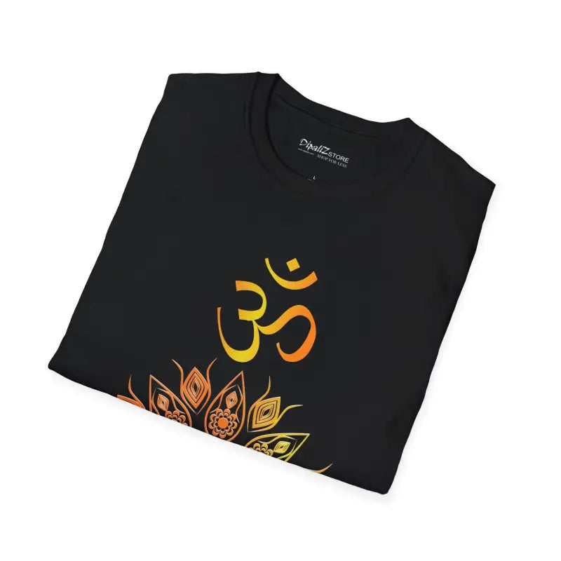 Aum Mandala Tee - Unisex Softstyle Cotton T-Shirt - DipaliZ
