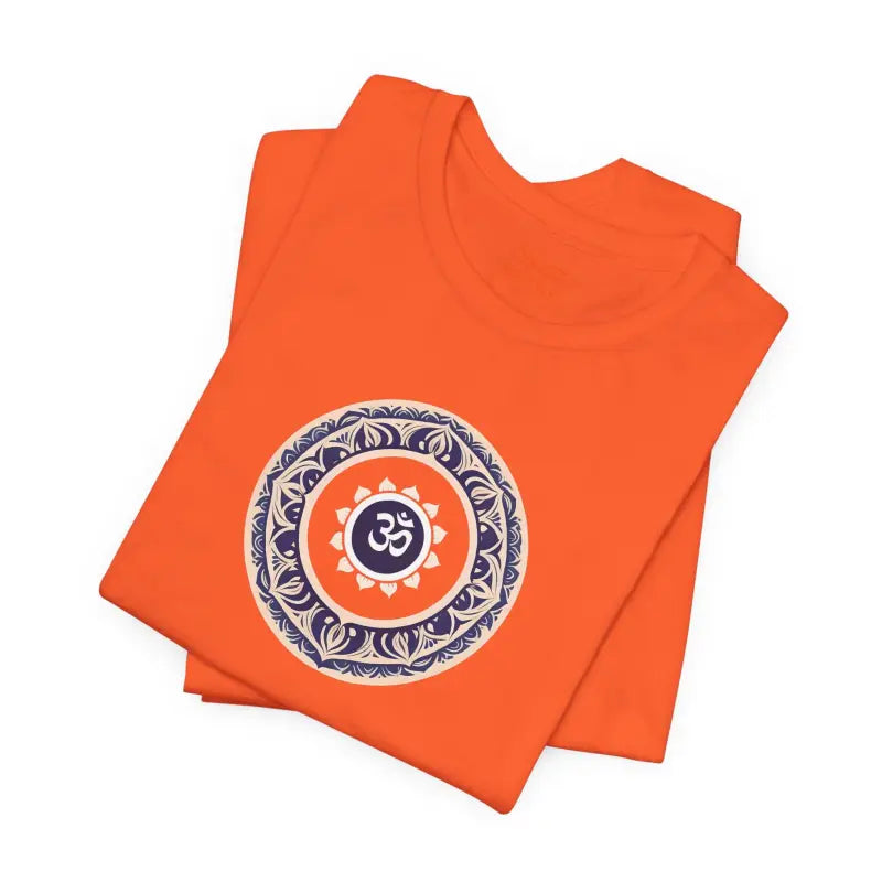Meditation Aum Cotton Tee - Unisex Bliss Comfort - DipaliZ
