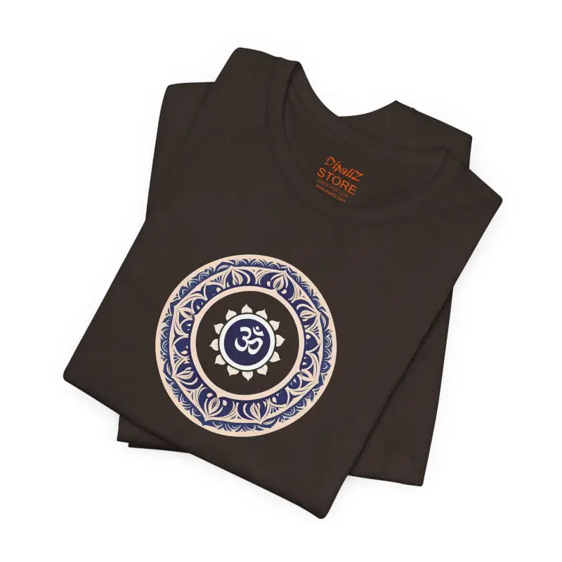 Meditation Aum Cotton Tee - Unisex Bliss Comfort - DipaliZ