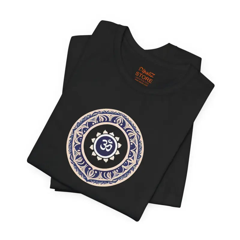 Meditation Aum Cotton Tee - Unisex Bliss Comfort - DipaliZ