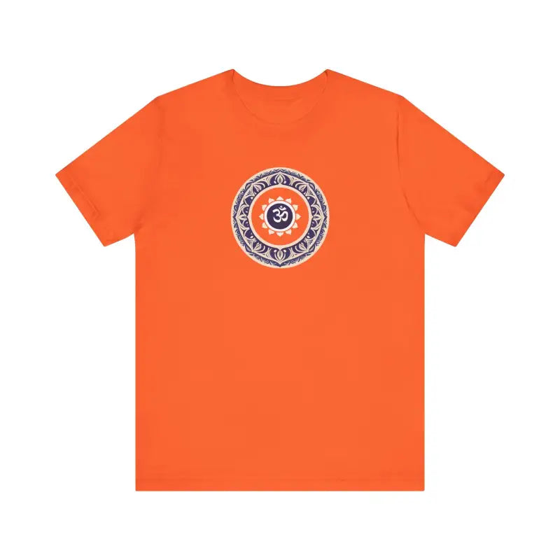 Meditation Aum Cotton Tee - Unisex Bliss Comfort - DipaliZ