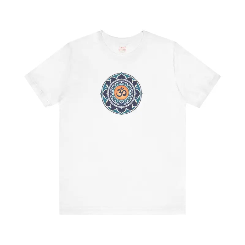Meditation Aum Unisex Jersey Short Sleeve Tee - Serenity Awaits - DipaliZ