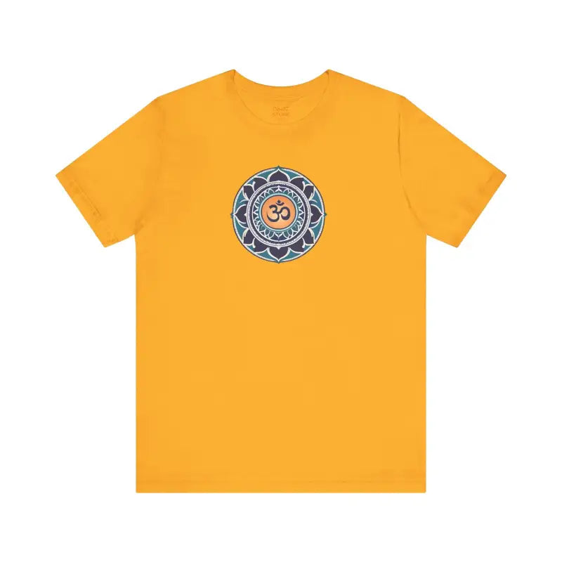 Meditation Aum Unisex Jersey Short Sleeve Tee - Serenity Awaits - DipaliZ