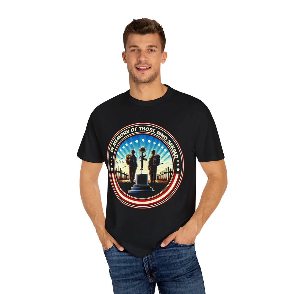 Memorial Tribute Unisex T-Shirt - Garment-Dyed Cotton - DipaliZ