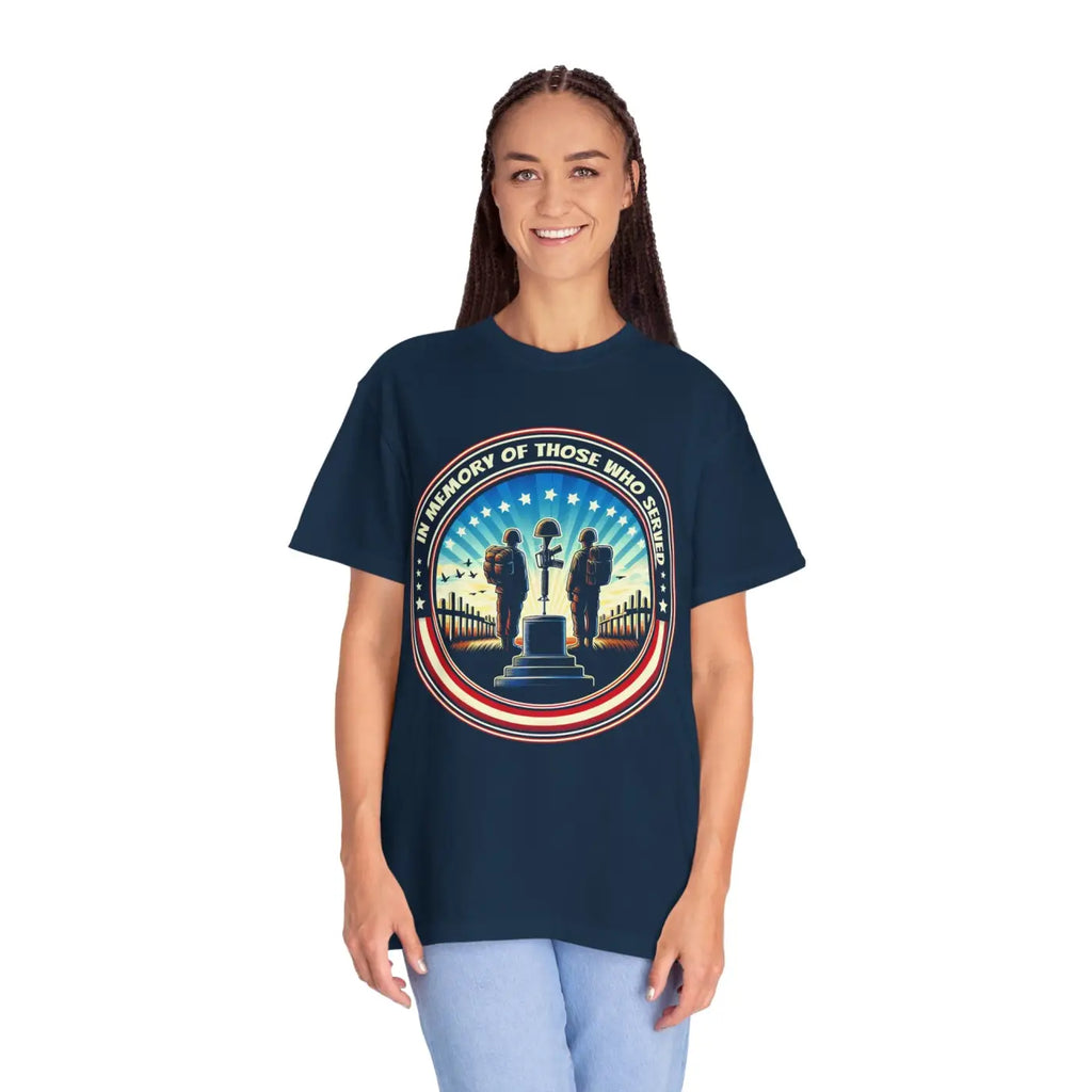 Memorial Tribute Unisex T-Shirt - Garment-Dyed Cotton - DipaliZ