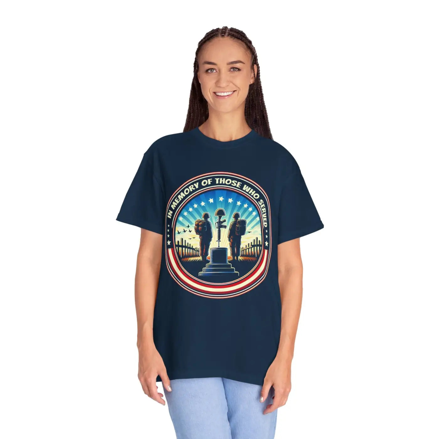 Memorial Tribute Unisex T-Shirt - Garment-Dyed Cotton - DipaliZ