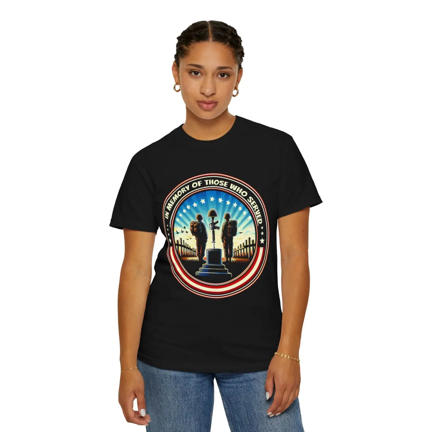 Memorial Tribute Unisex T-Shirt - Garment-Dyed Cotton - DipaliZ