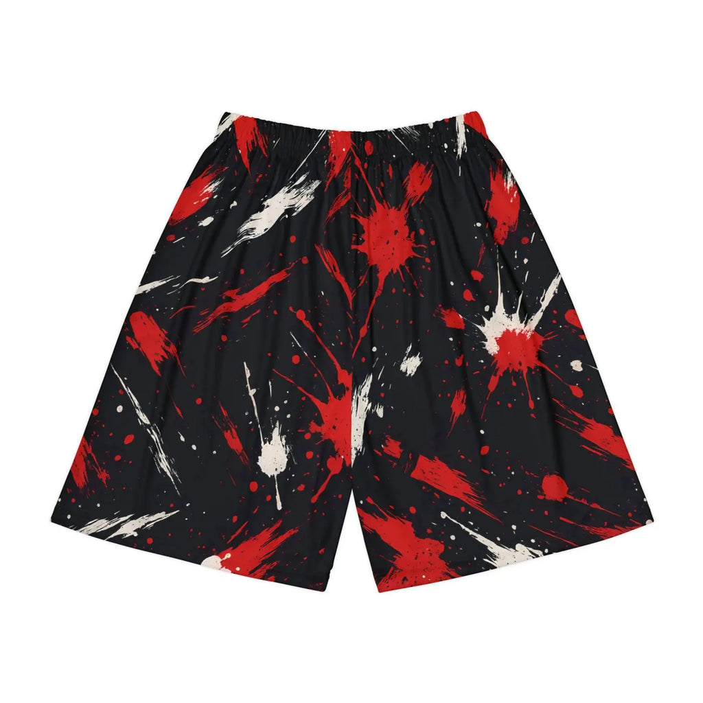 Splash Artistic Sports Shorts - Bold All-Over Print - DipaliZ