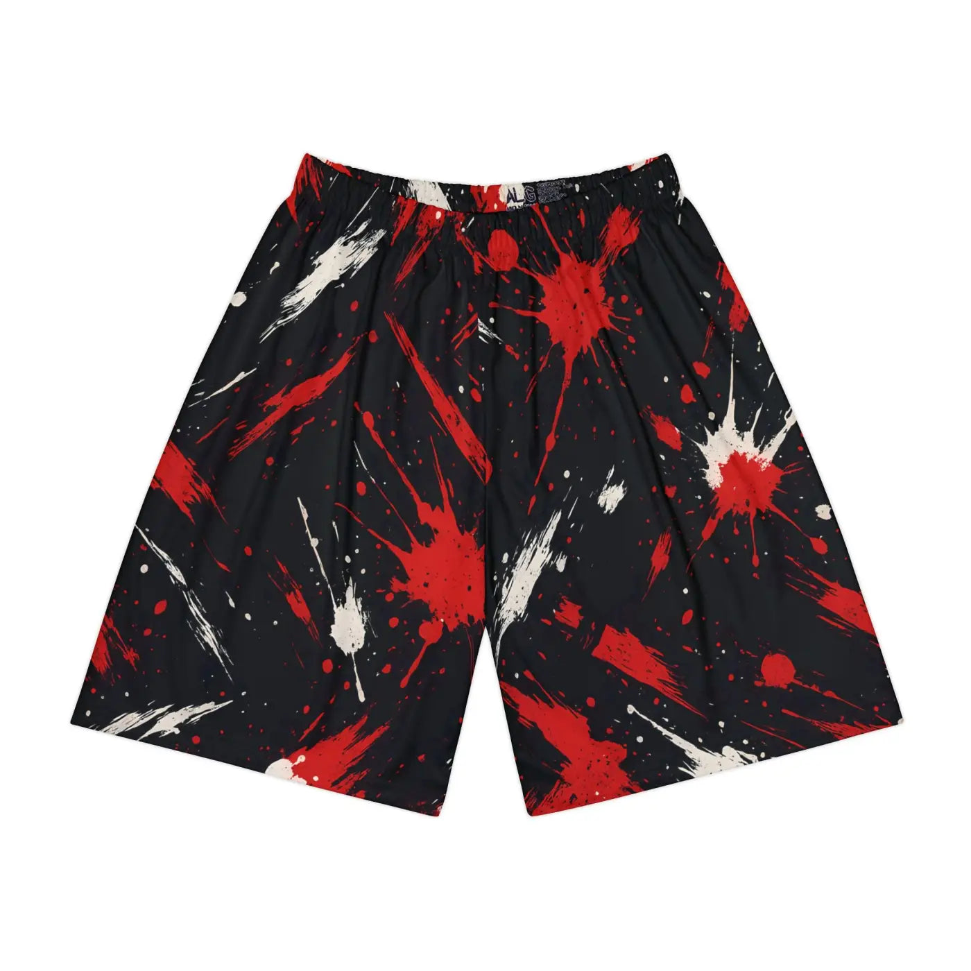 Splash Artistic Sports Shorts - Bold All-Over Print - DipaliZ