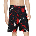 Splash Artistic Sports Shorts - Bold All-Over Print - DipaliZ