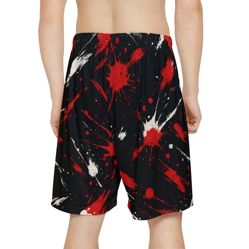 Splash Artistic Sports Shorts - Bold All-Over Print - DipaliZ
