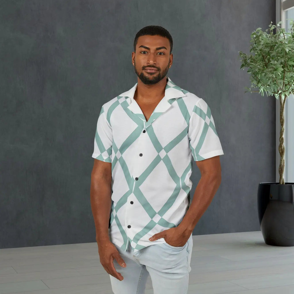 Premium Hawaiian Camp Shirt - Breathable Fabric Summer Style - DipaliZ