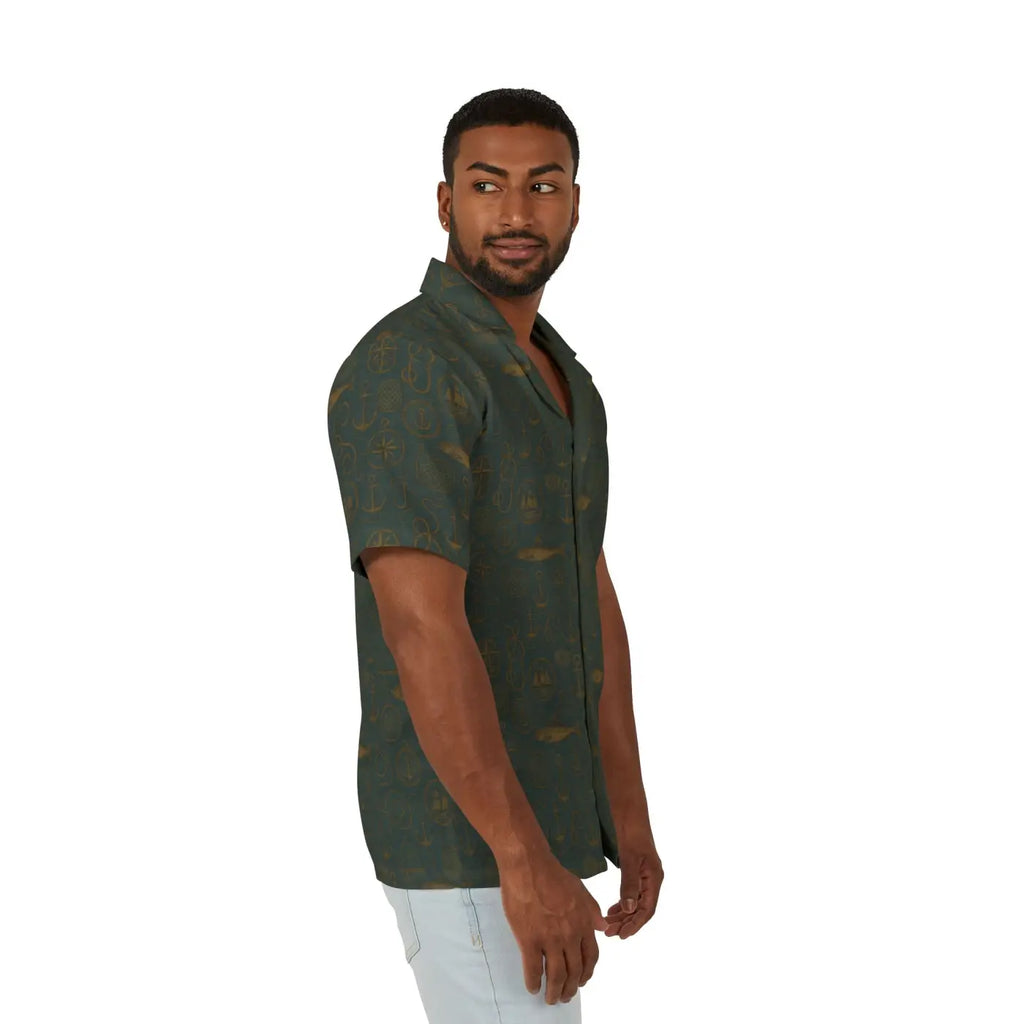 Premium Hawaiian Camp Shirt - Tropical Flair Summer Style - DipaliZ