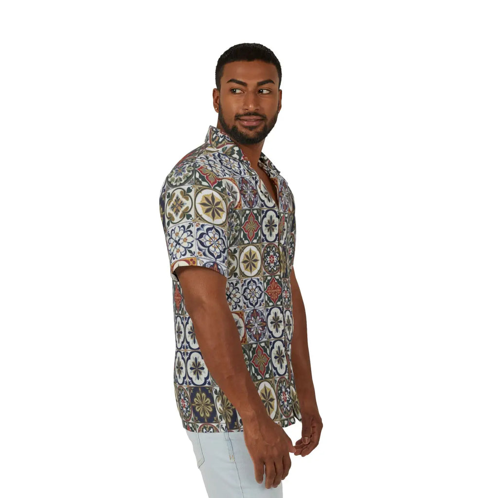 Hawaiian Camp Shirt - Tropical Energy Beach Days - DipaliZ