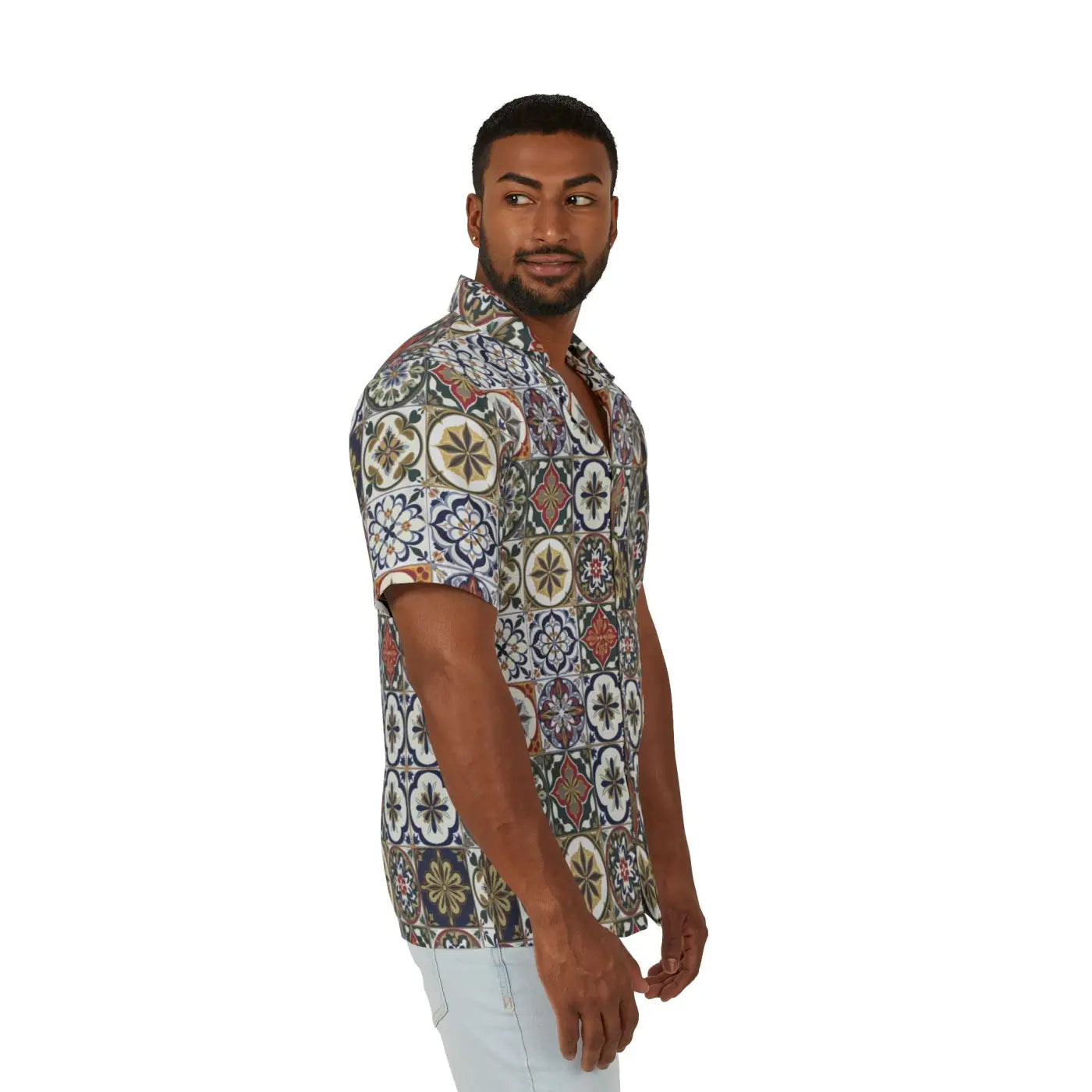 Hawaiian Camp Shirt - Tropical Energy Beach Days - DipaliZ