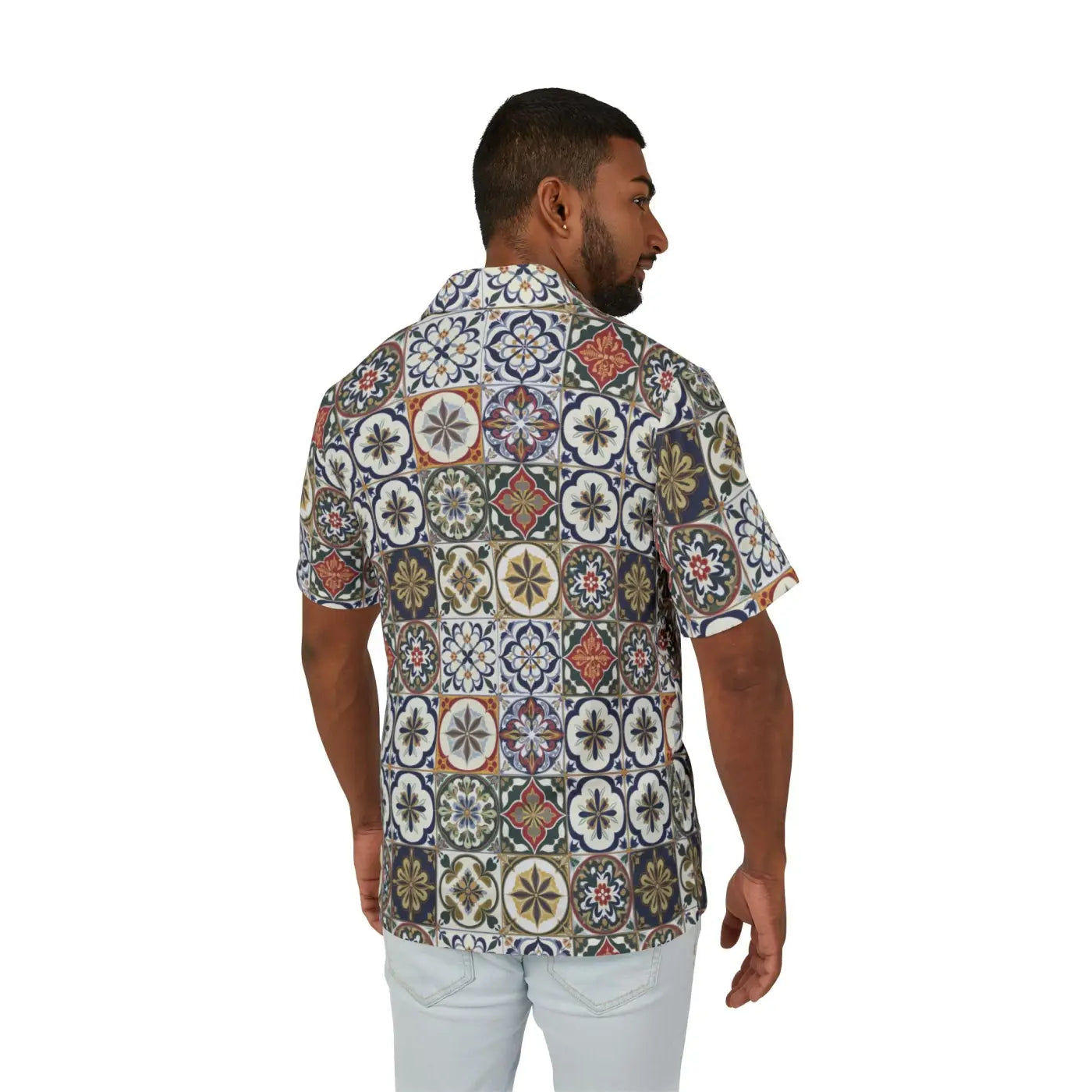 Hawaiian Camp Shirt - Tropical Energy Beach Days - DipaliZ