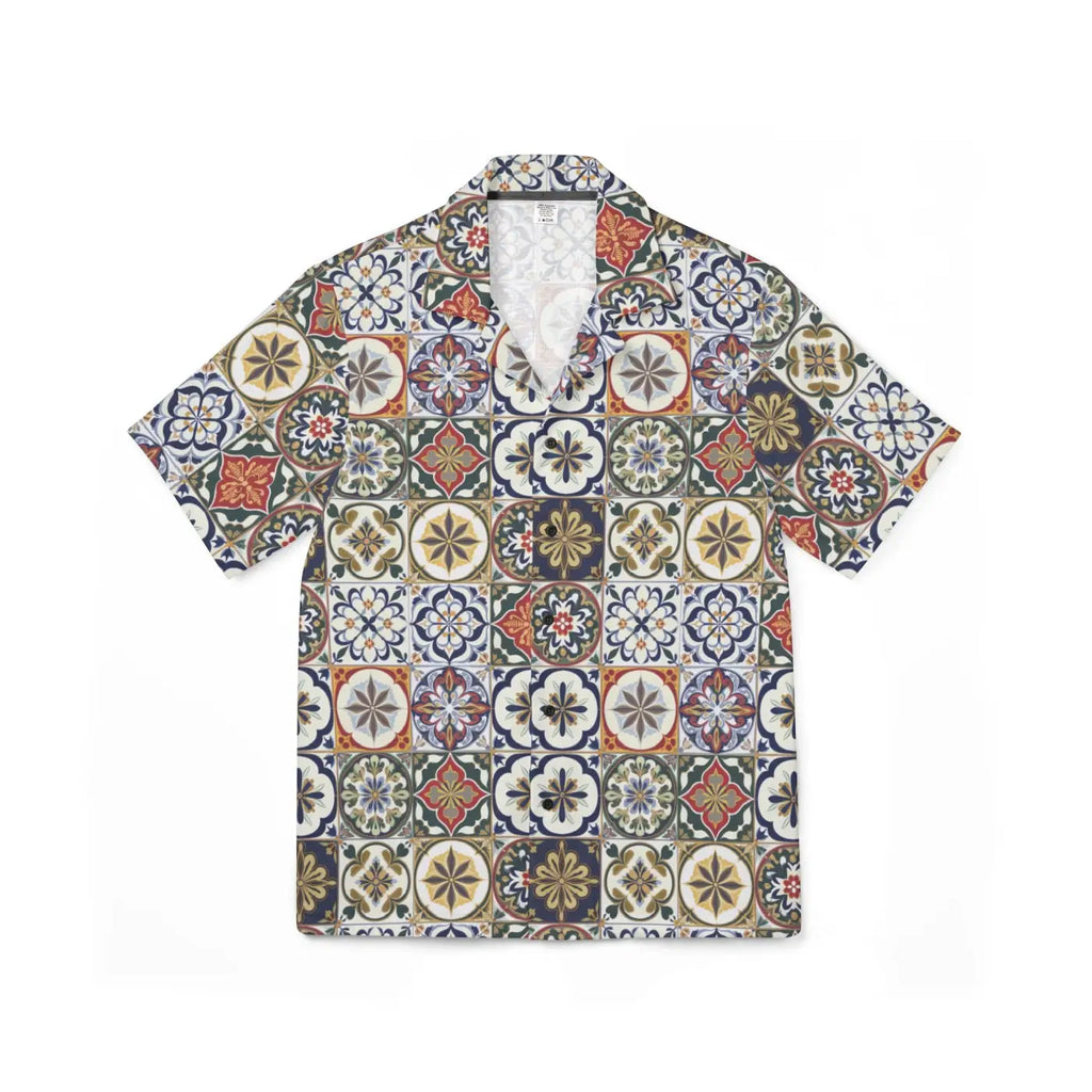Hawaiian Camp Shirt - Tropical Energy Beach Days - DipaliZ