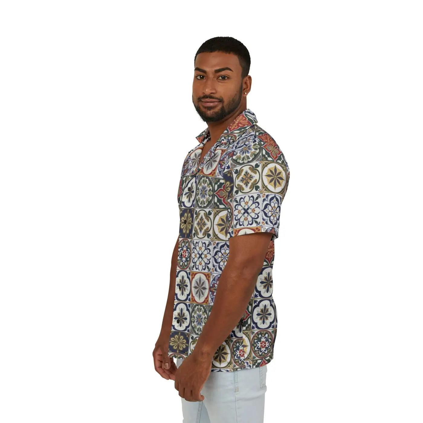 Hawaiian Camp Shirt - Tropical Energy Beach Days - DipaliZ