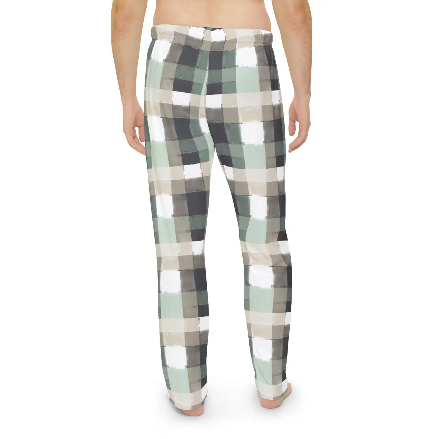 Plaid Pajama Pants - Cozy Gray Lounge Sleepwear - DipaliZ