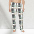 Plaid Pajama Pants - Cozy Gray Lounge Sleepwear - DipaliZ