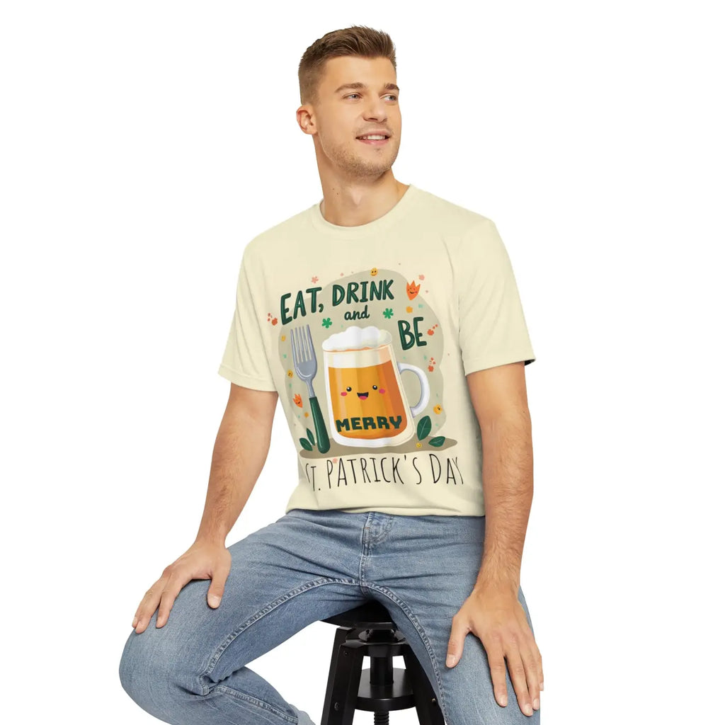 Epic Polyester Tee - Unbeatable Comfort Patrick's Day - DipaliZ